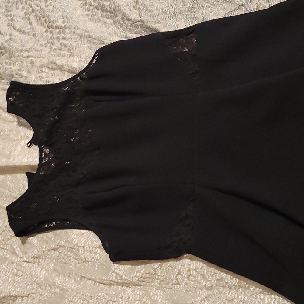 Black, lace dress